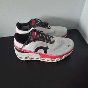 On Cloud Cloudmonsters- White red and pink